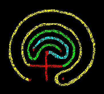 Connect the left of the plus with the bottom left dot as shown